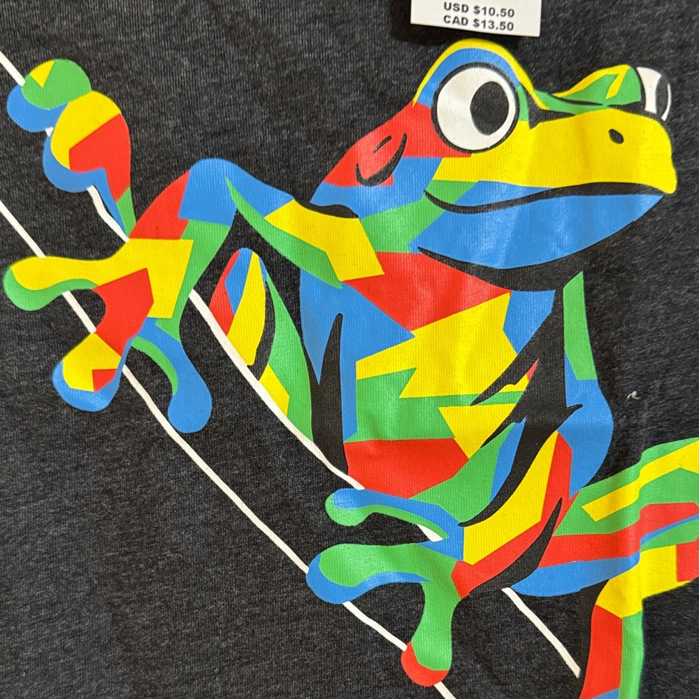 Multicolor Frog Tee 4T - Picture 3 of 4